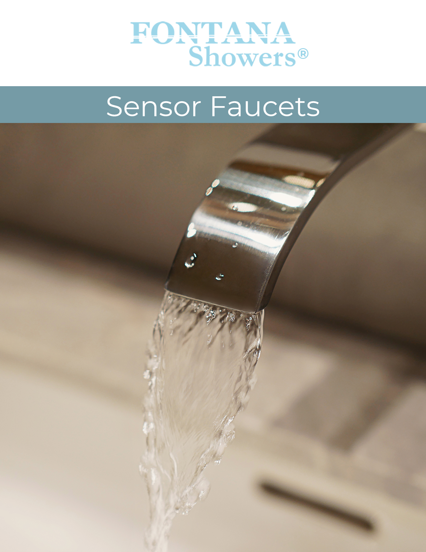 Fontana Showers commercial catalog Sensor Faucets